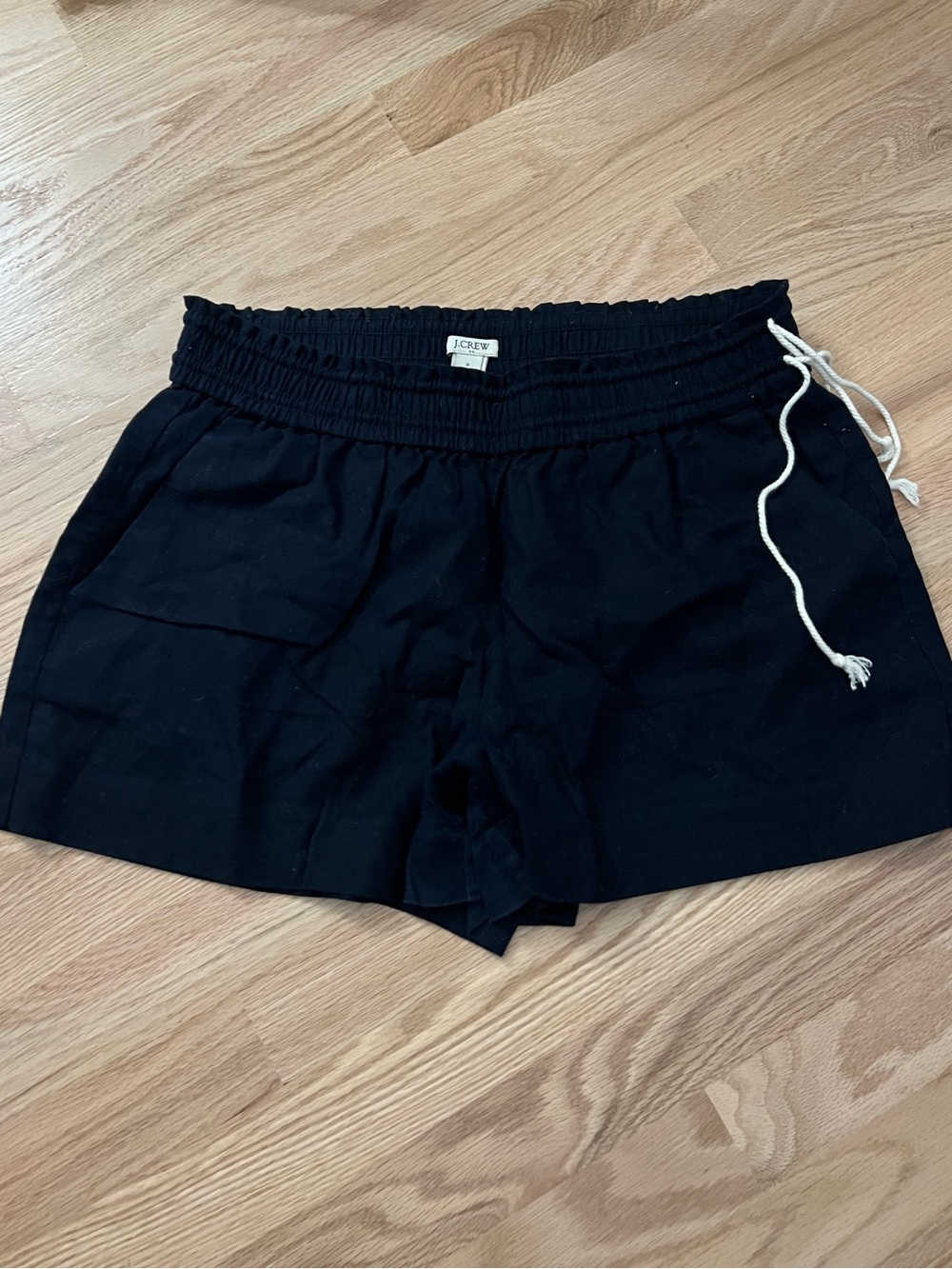 J.crew navy linen shorts